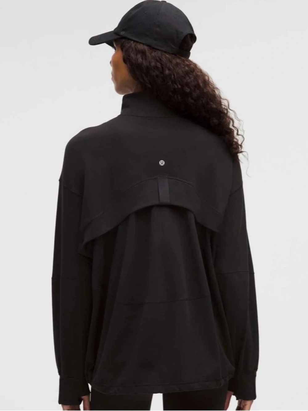 NWT Lululemon Define Oversized Black Zip Up Jacket (Swift) Size 8